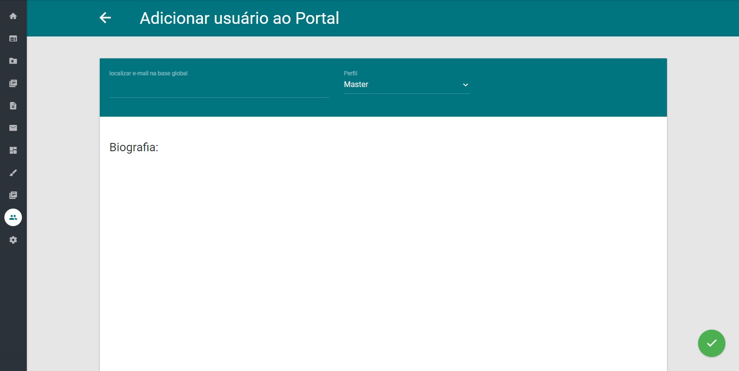 Painel de campanha do Sixmail