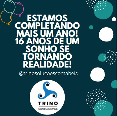 Fevereiro - mês de aniversário da Trino Soluções Contábeis