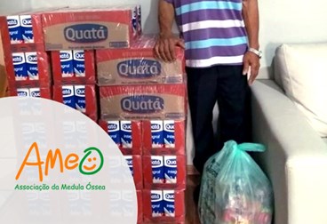 Entrega 30/08/2018 - Doação de 25 caixas de leite